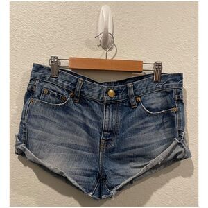 J.CREW Cut Off Blue Denim Shorts